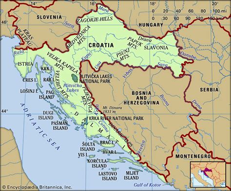 Croatia Maps & Facts .